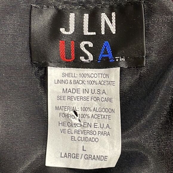 NWOT JLN USA Golf Patterned Vest.  Size L large grande 12/14 - Picture 6 of 8